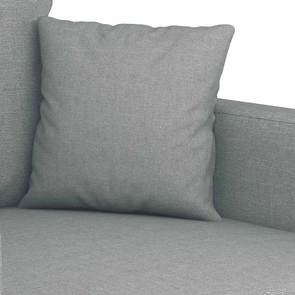 Grey Fabric 2-Seater Sofa