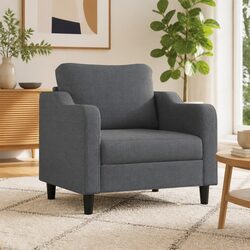 Comfortable and Durable Grey Sofa Chair 60cm