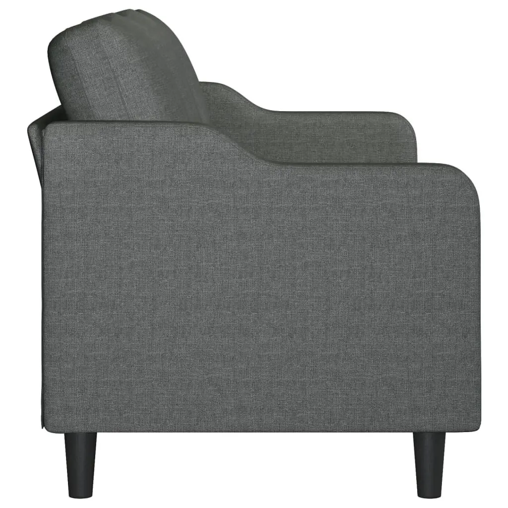 3-Seater Sofa Grey 180cm Fabric Couch Living Room Furniture