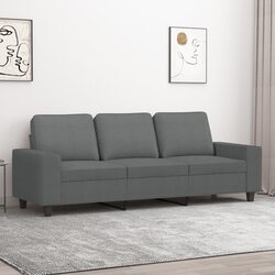 Comfortable Grey Fabric 3-Seater Sofa: A Smart Choice