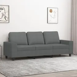 Comfortable Grey Fabric 3-Seater Sofa: A Smart Choice