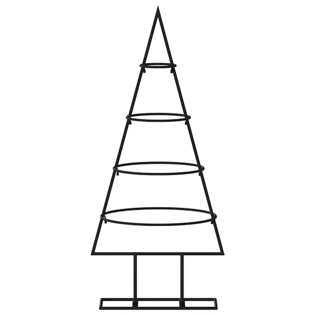 Black Metal Christmas Tree Frame 60cm