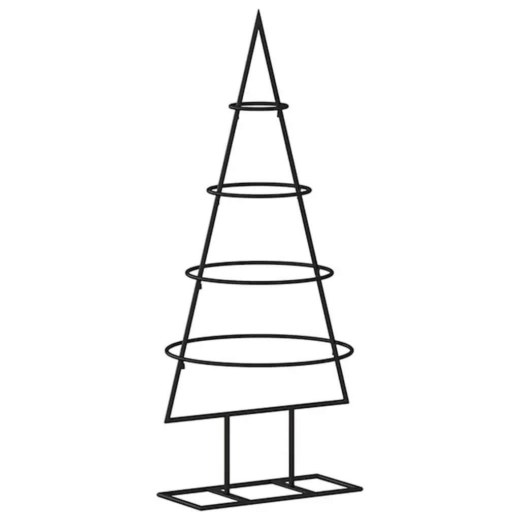 Black Metal Christmas Tree Frame 60cm