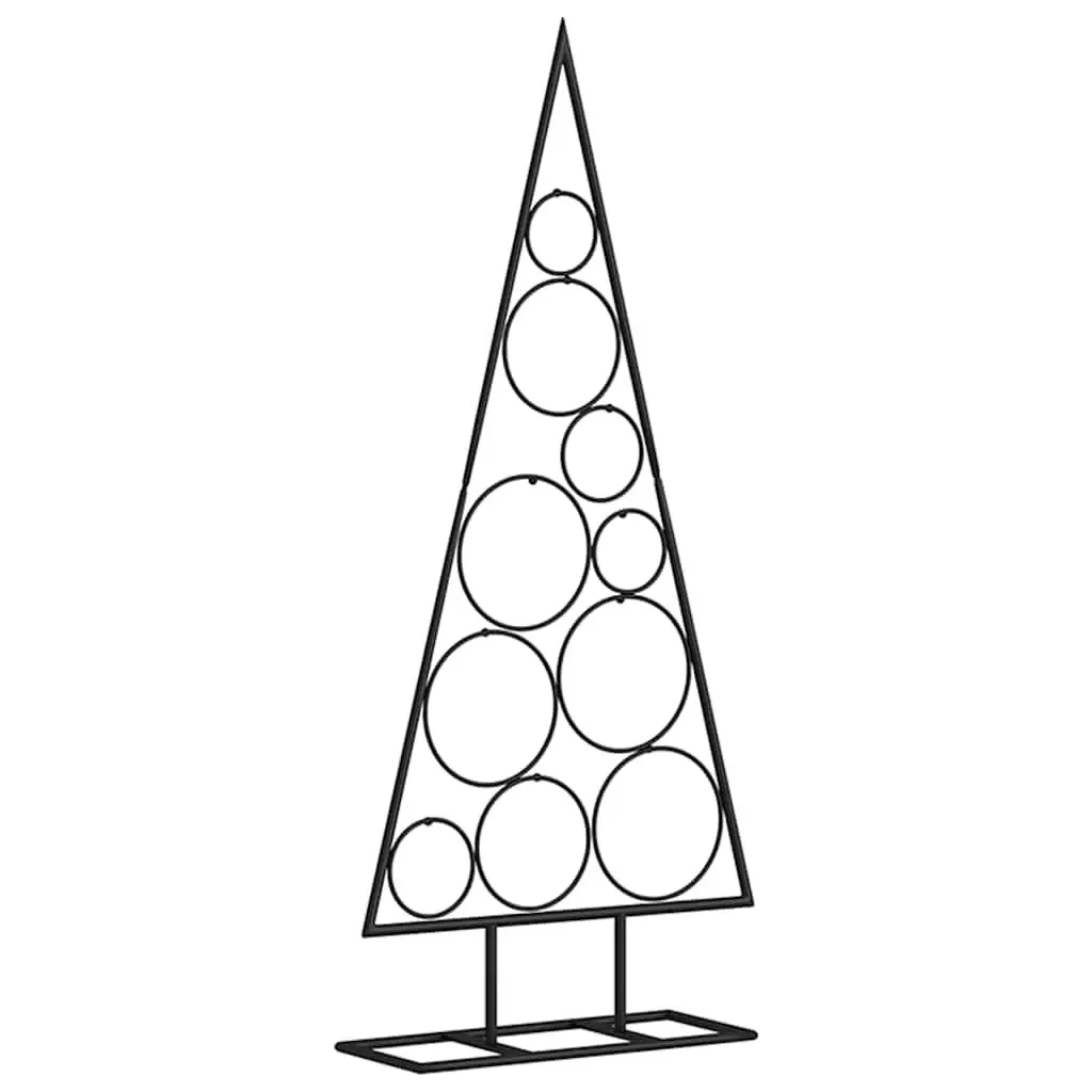 Black Metal Frame Christmas Tree 90cm DIY Modern Holiday Home Decoration