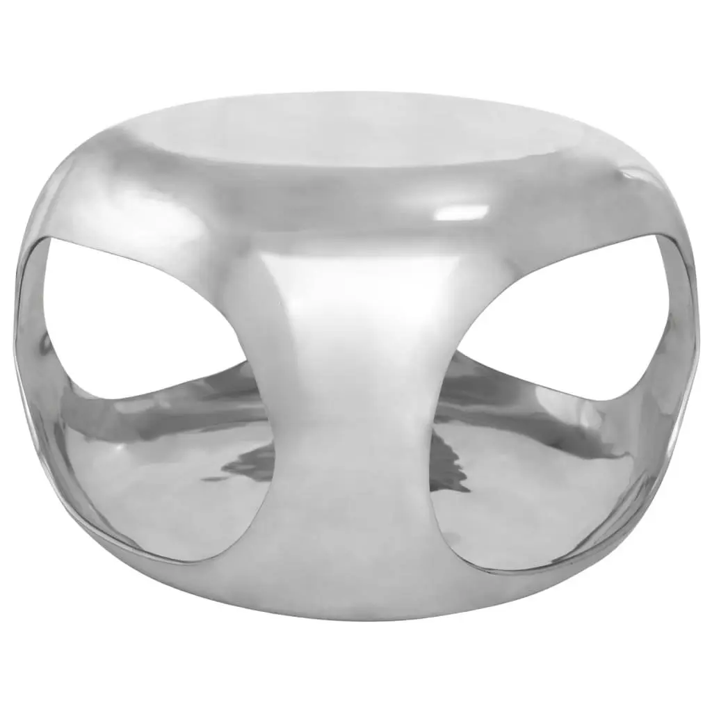 Silver Coffee Table with Modern Appeal
