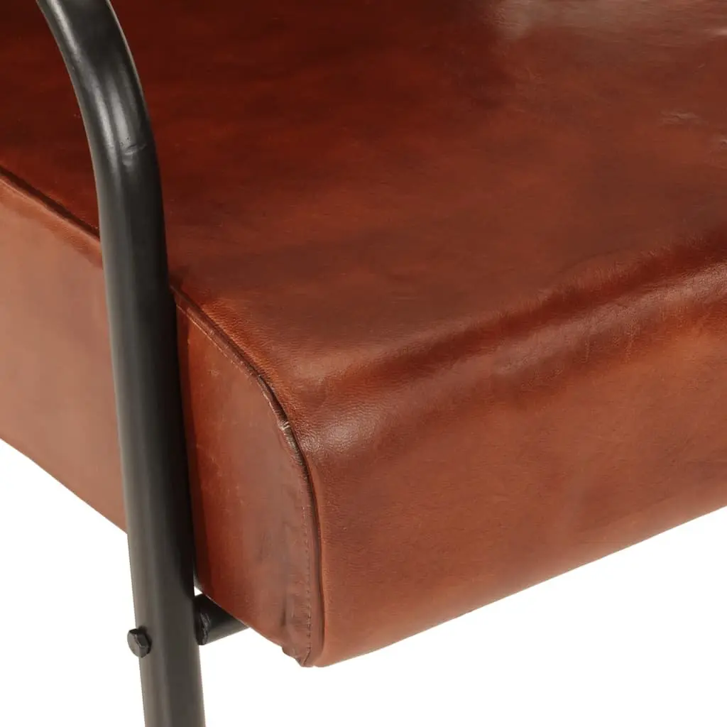 Brown Leather Sofa Chair for Relaxation