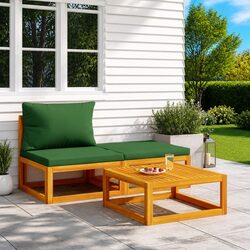 Comfort and Value in This 3 Piece Garden Lounge Set