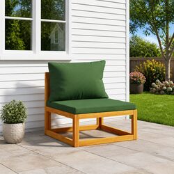 Practical and Value-Driven Acacia Middle Sofa Section