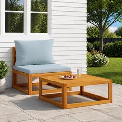 Outdoor Coffee Table Made from Solid Acacia Wood