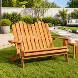 Adirondack Garden Bench for Comfortable Outdoor Enjoyment