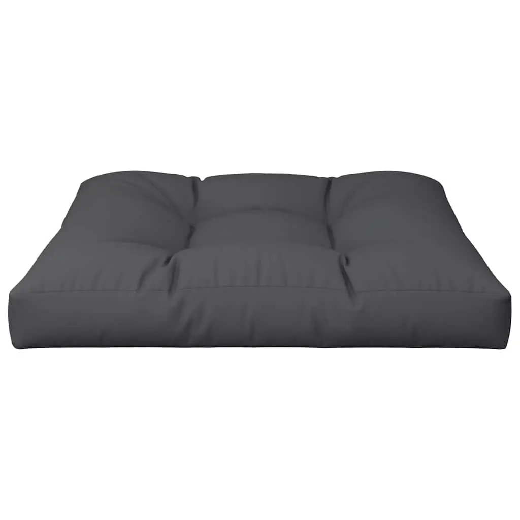 Outdoor Pallet Cushion Polyester Seat Pad 70x70x12cm Black for Garden Furniture and Sofas