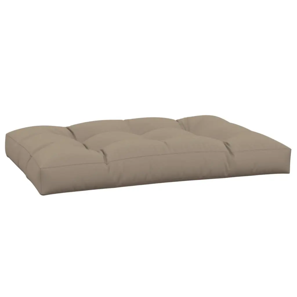 Pallet Cushion Outdoor Garden Sofa Seat Pad 120x80x12 cm Taupe