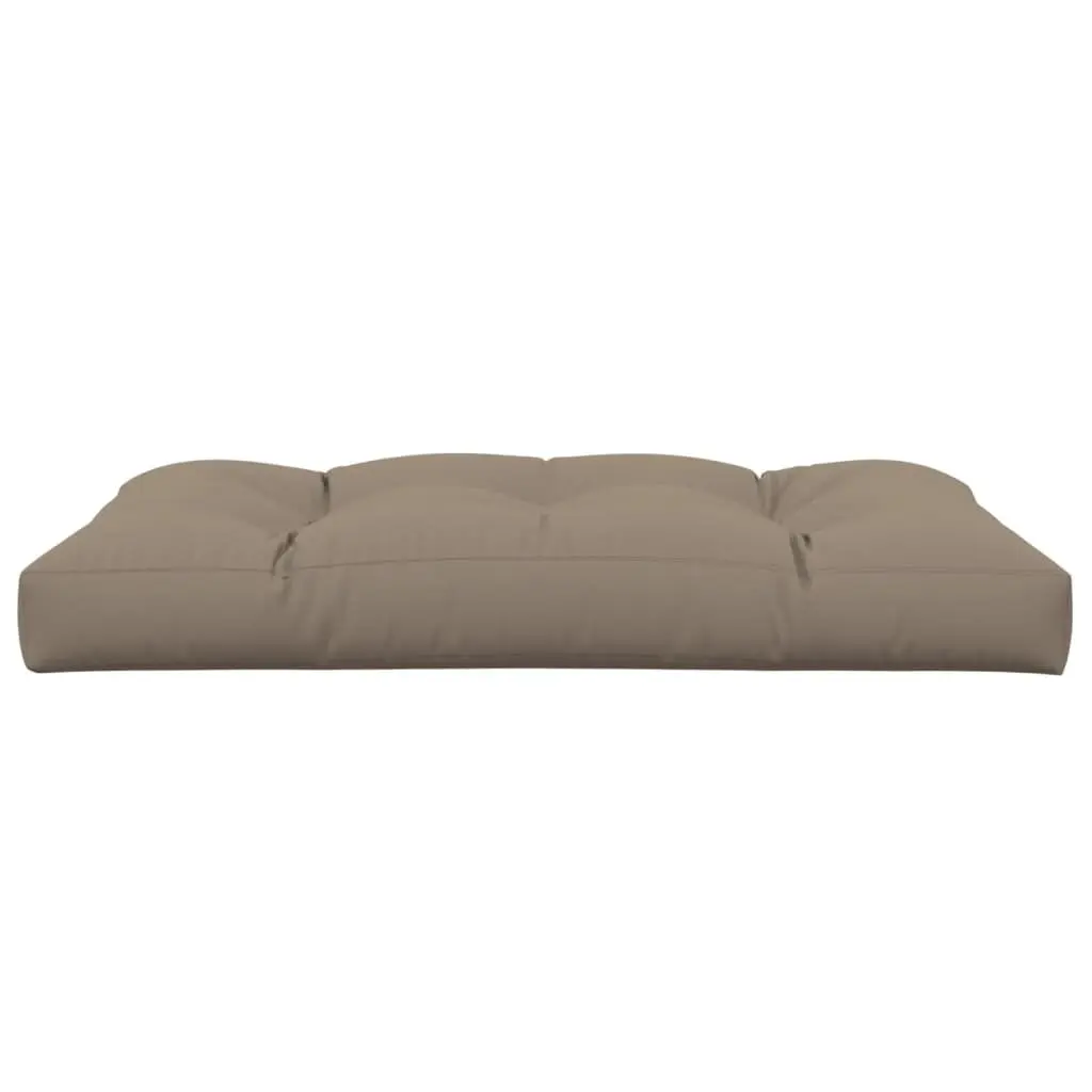 Pallet Cushion Outdoor Garden Sofa Seat Pad 120x80x12 cm Taupe