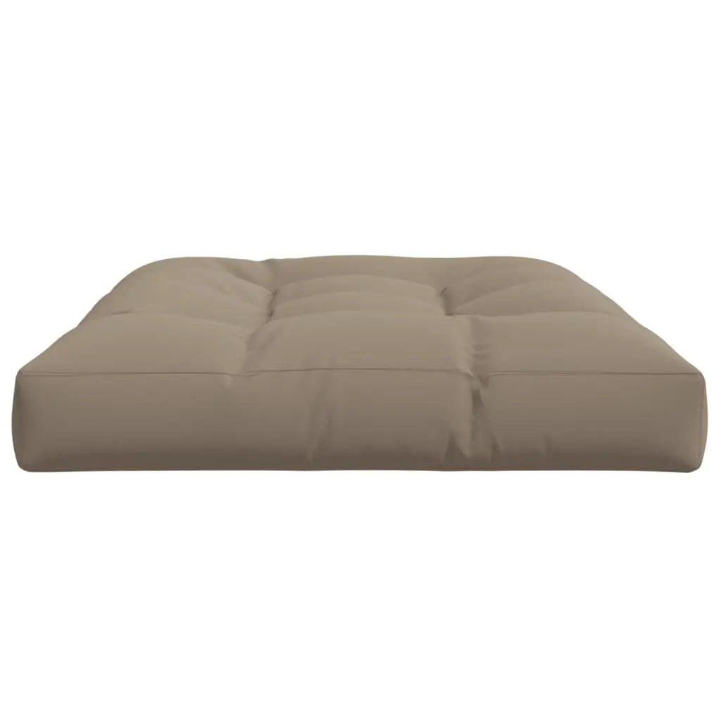 Pallet Cushion Outdoor Garden Sofa Seat Pad 120x80x12 cm Taupe