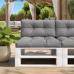 Comfortable Grey Pallet Cushions for Any Setting