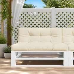 Comfortable Cream Pallet Cushions: Value and Practicality