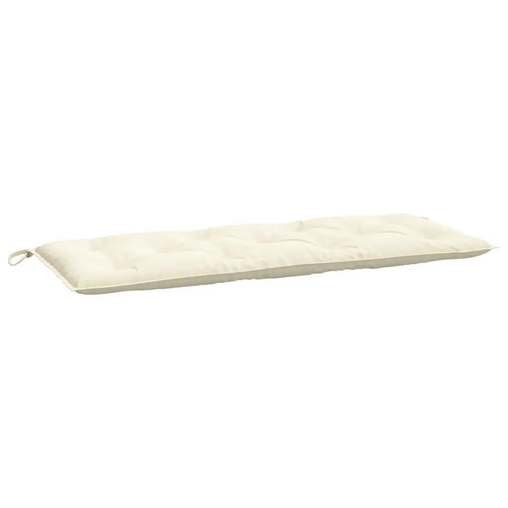 Garden Bench Cushion Cream Outdoor Pallet Cushion 120x50x7cm