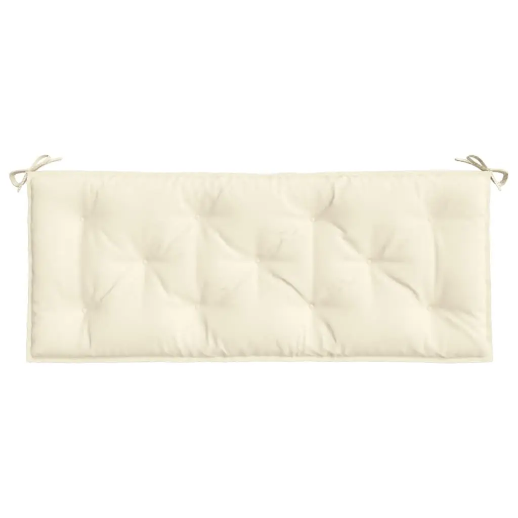 Garden Bench Cushion Cream Outdoor Pallet Cushion 120x50x7cm