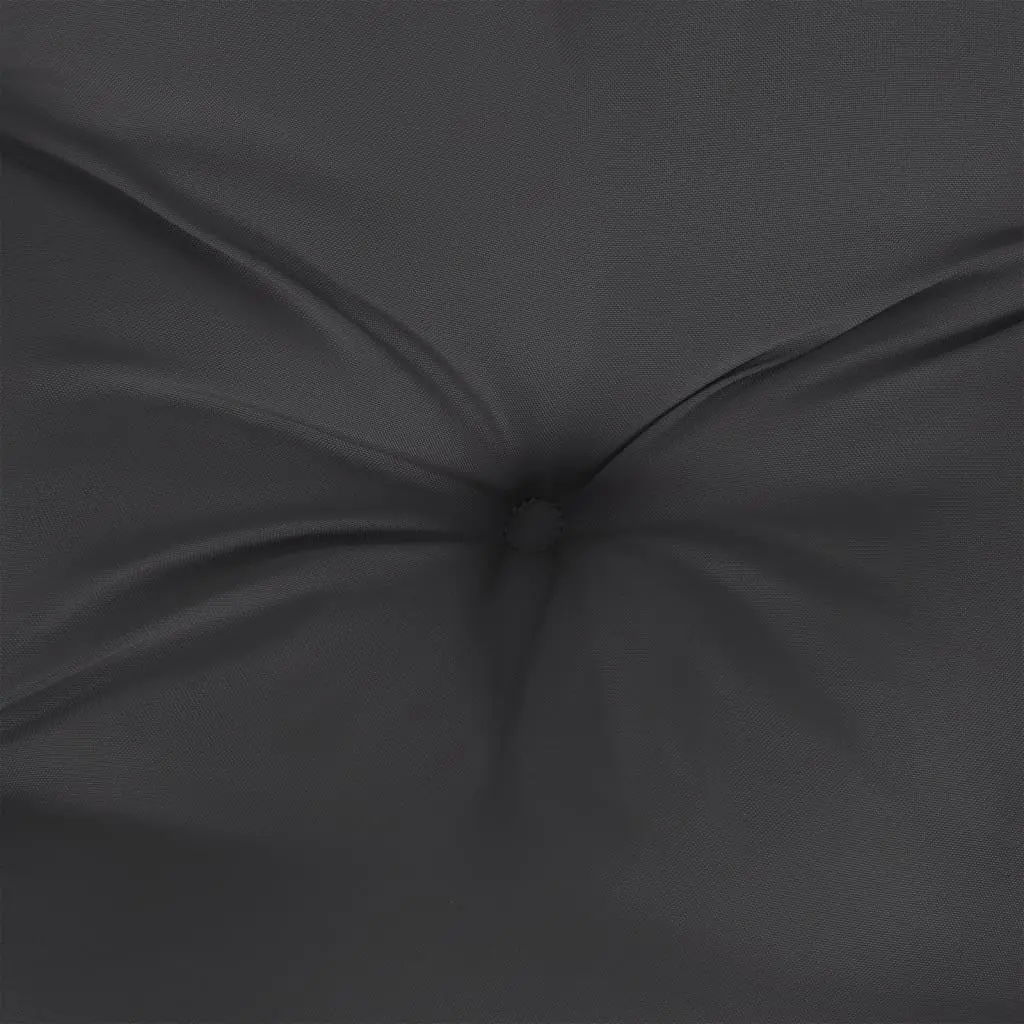 Garden Bench Cushion Outdoor Use 120x50x7cm Black Oxford Fabric