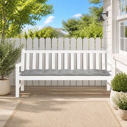 Garden Bench Cushion Grey 180x50x7cm Oxford Fabric Outdoor Patio Seating Pad