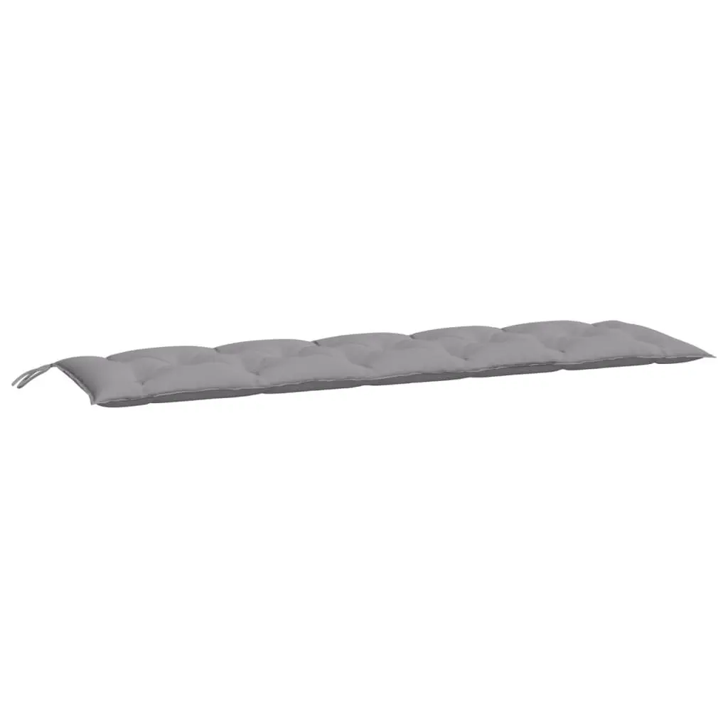 Grey Garden Bench Cushion