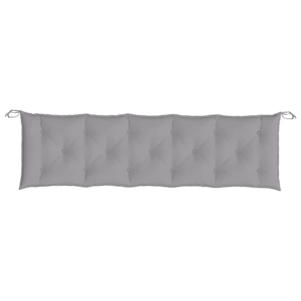Grey Garden Bench Cushion