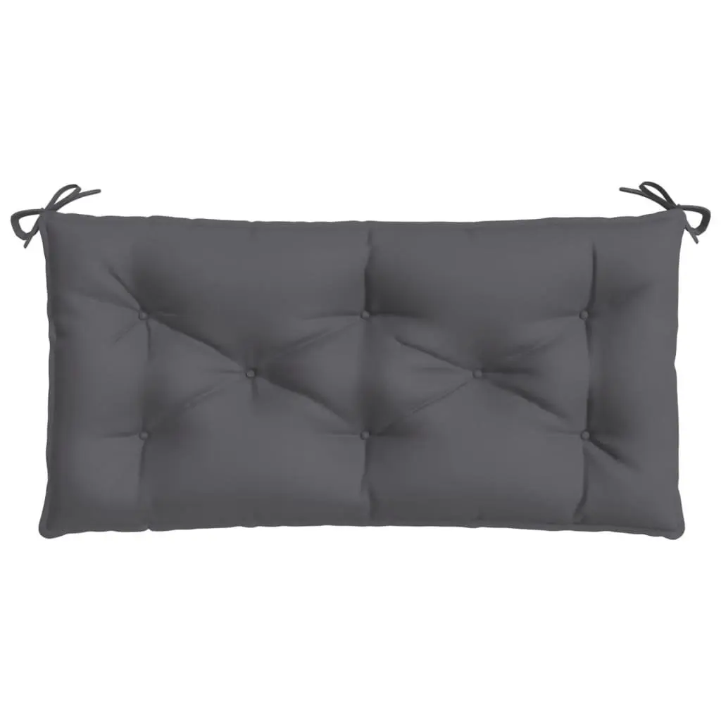Garden Bench Cushions Outdoor Seat Pad 100 x 50 x 7 cm Anthracite