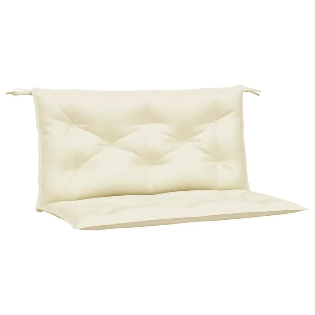 Garden Bench Cushions Outdoor Seating Pad 100x50x7cm Cream
