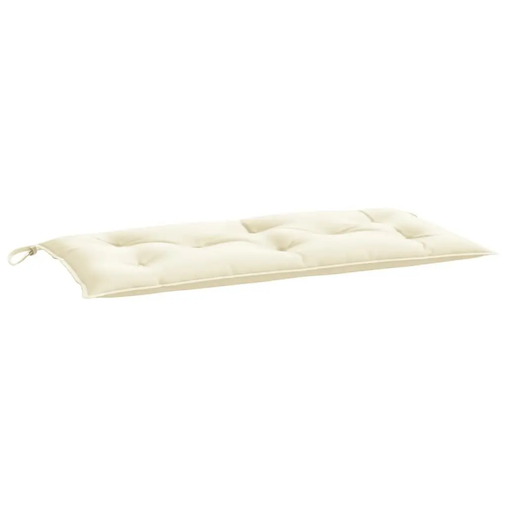 Garden Bench Cushions Outdoor Seating Pad 100x50x7cm Cream