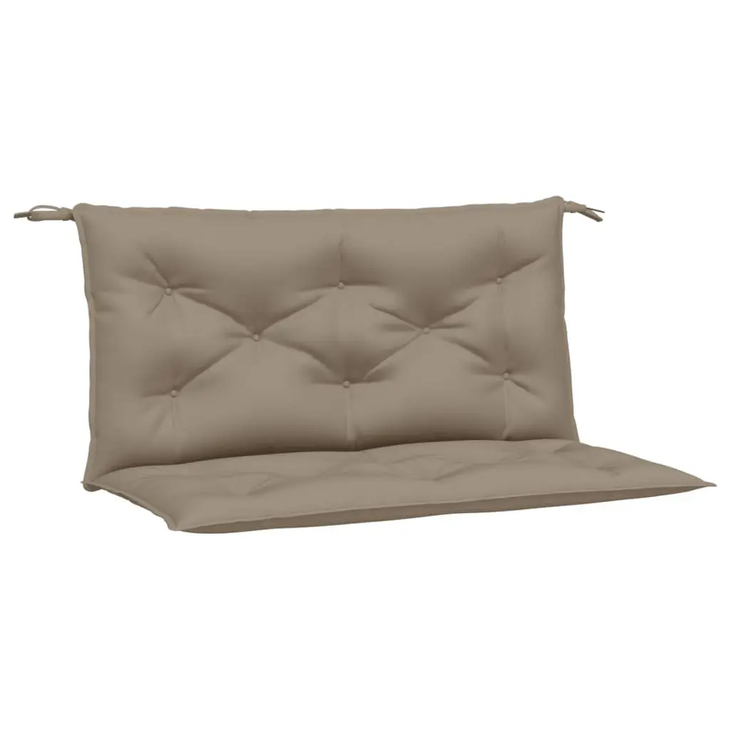 Garden Bench Cushions Outdoor Seat Pad 100 x 50 x 7 cm Taupe 2 pcs Water Resistant