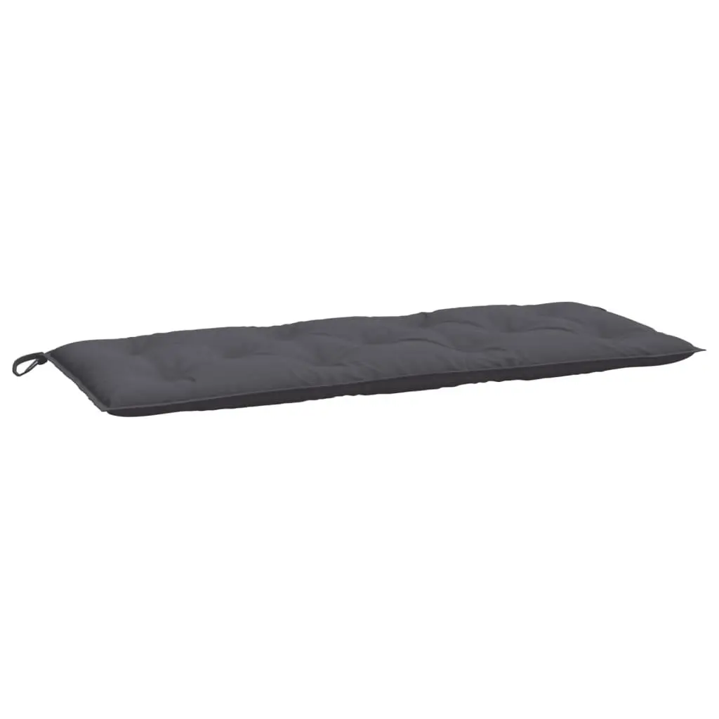 Garden Bench Cushions Outdoor Seat Pads 120 x 50 cm Oxford Fabric Anthracite 2 Piece