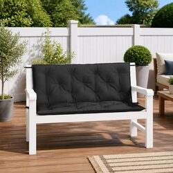 Comfortable and Value-Packed Black Garden Bench Cushions