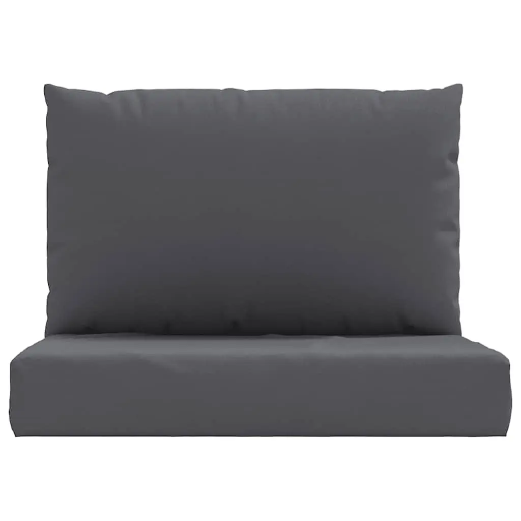 Pallet Cushions Outdoor Garden Sofa Seat Pad 2pc Anthracite Oxford Fabric