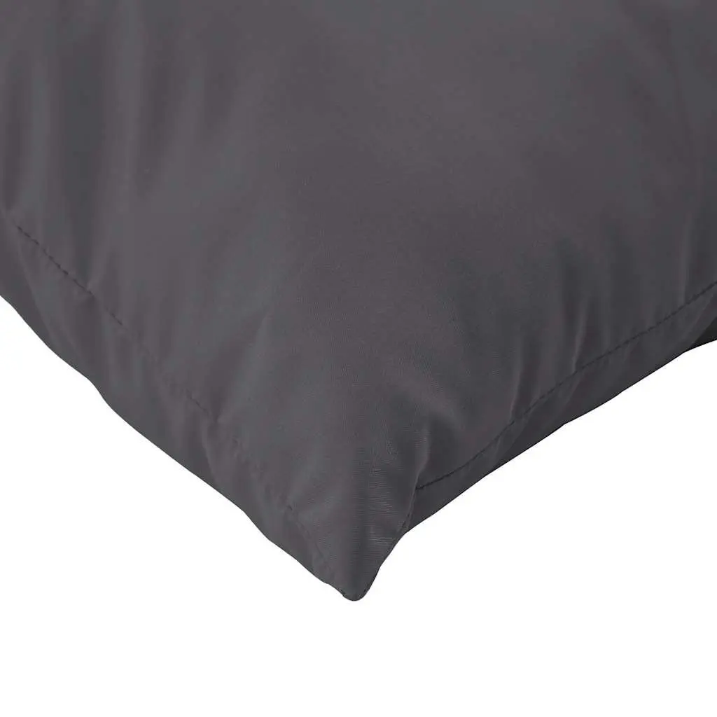 Pallet Cushions Outdoor Garden Sofa Seat Pad 2pc Anthracite Oxford Fabric