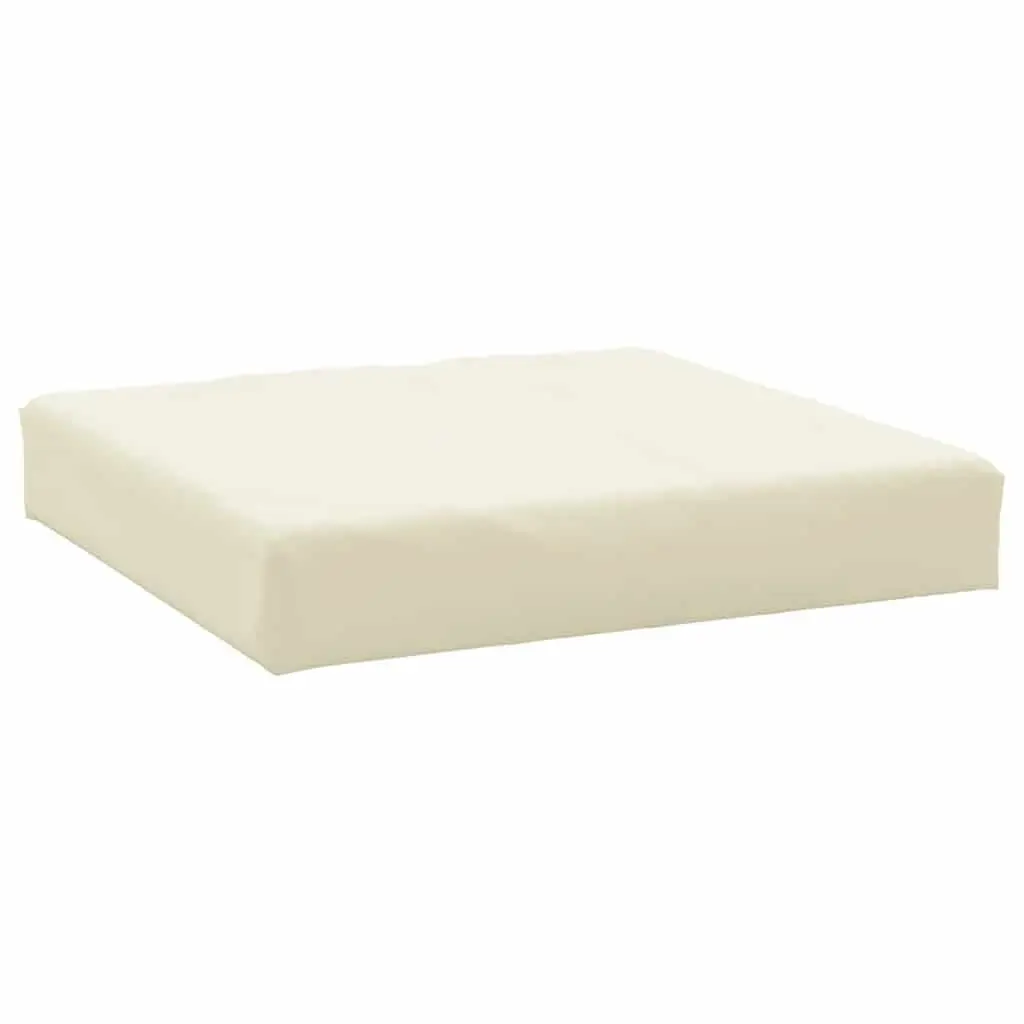 Pallet Cushions Outdoor Garden Sofa Seat Pad 2 pcs Cream Oxford Fabric