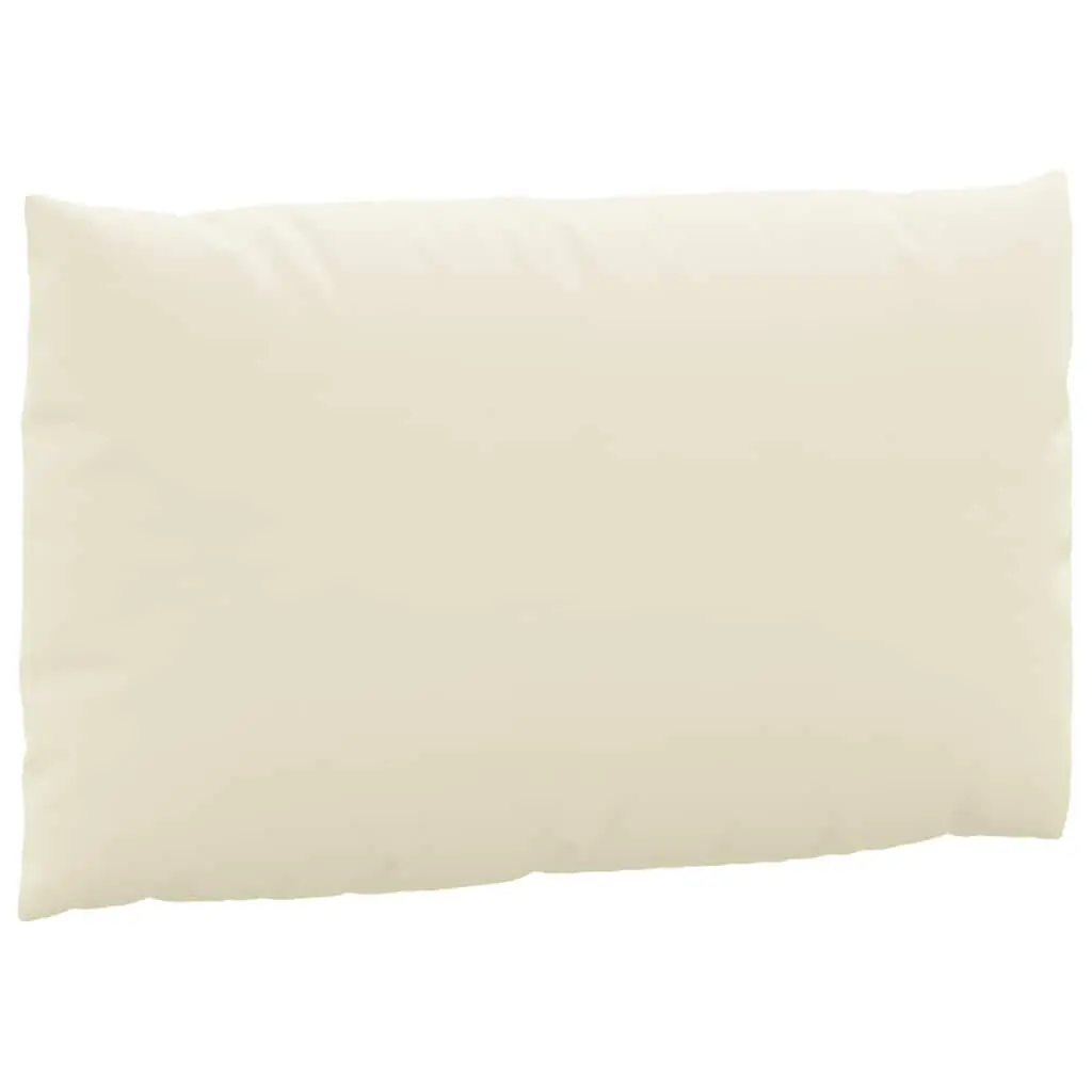 Pallet Cushions Outdoor Garden Sofa Seat Pad 2 pcs Cream Oxford Fabric