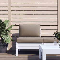 Comfortable 2 Pack of Taupe Pallet Cushions for Your Home