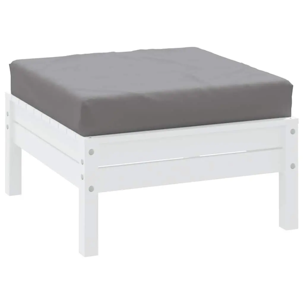 Pallet Cushion Outdoor Garden Furniture Seat Pad 60x60x9.5cm Grey Oxford Fabric