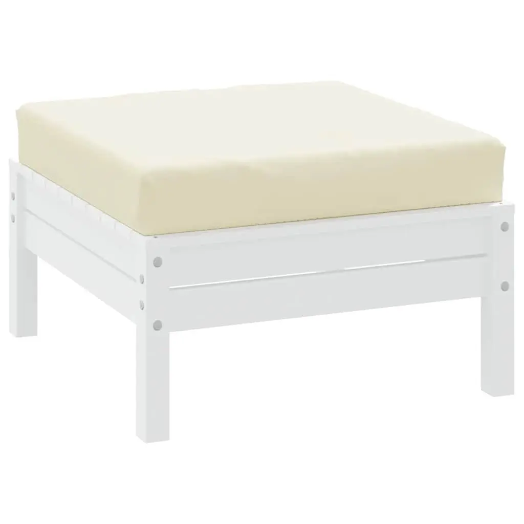 Pallet Cushion Outdoor Garden Seat Pad 60x60x9.5cm Cream Oxford Fabric