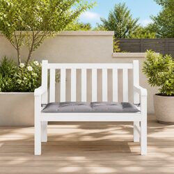 Quality Outdoor Cushion 110x50x7cm Grey with Hollow Fibre