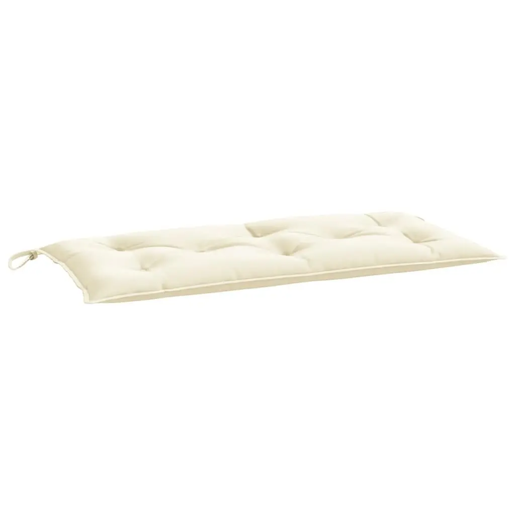 Garden Bench Cushion Outdoor Patio Seat Pad 110x50x7cm Cream Oxford Fabric