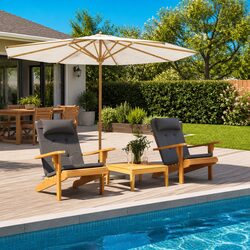 Adirondack Chair Cushions 2 pcs Soft and Durable