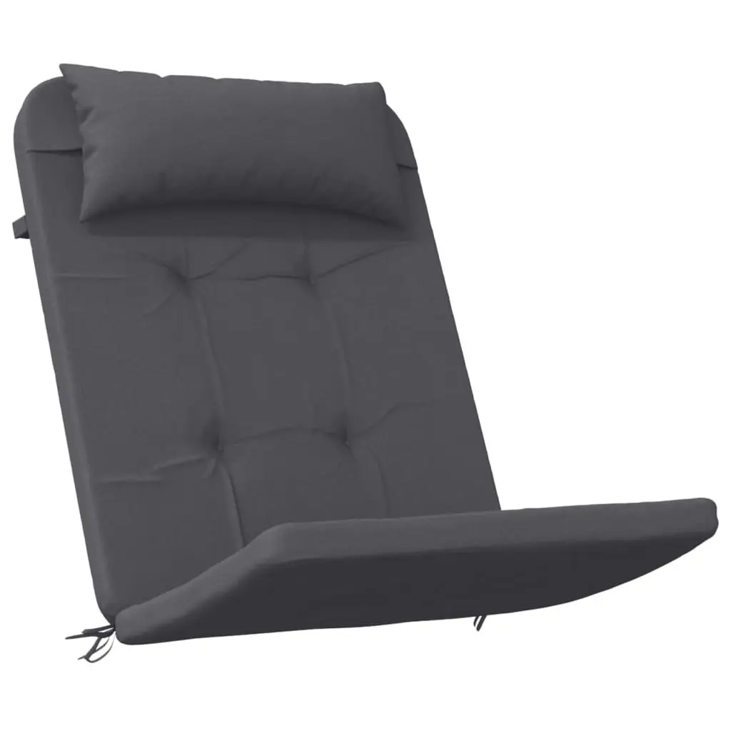 Adirondack Chair Cushions 2 pcs Outdoor Garden Patio Anthracite Oxford Fabric