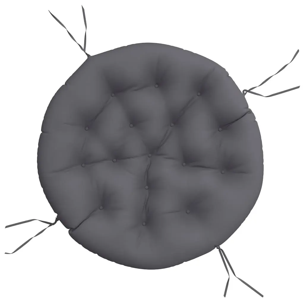 Round Cushion Outdoor Seat Pad 100 cm Anthracite Garden Patio Furniture