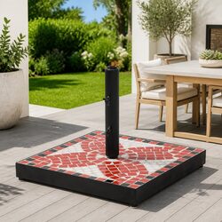 Reliable Square Parasol Base for Outdoor Use