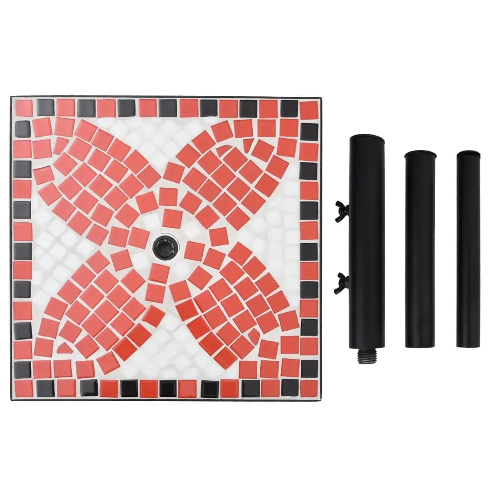 Parasol Base Square Outdoor Umbrella Stand Patio Garden Weighted Terracotta