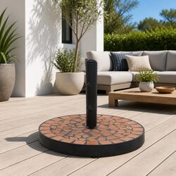 Reliable Round Parasol Base for Stability and Style