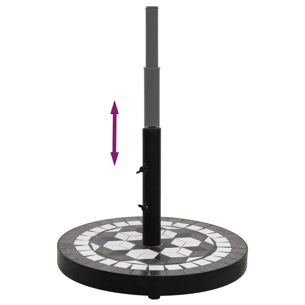 Outdoor Umbrella Parasol Base Round Black Weight Stand