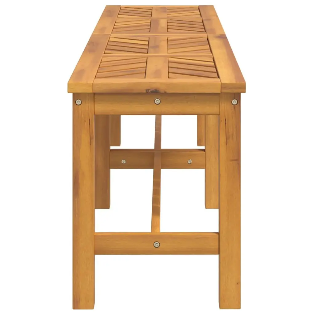 Wooden Garden Bench 150cm Acacia Wood Patio Furniture Brown