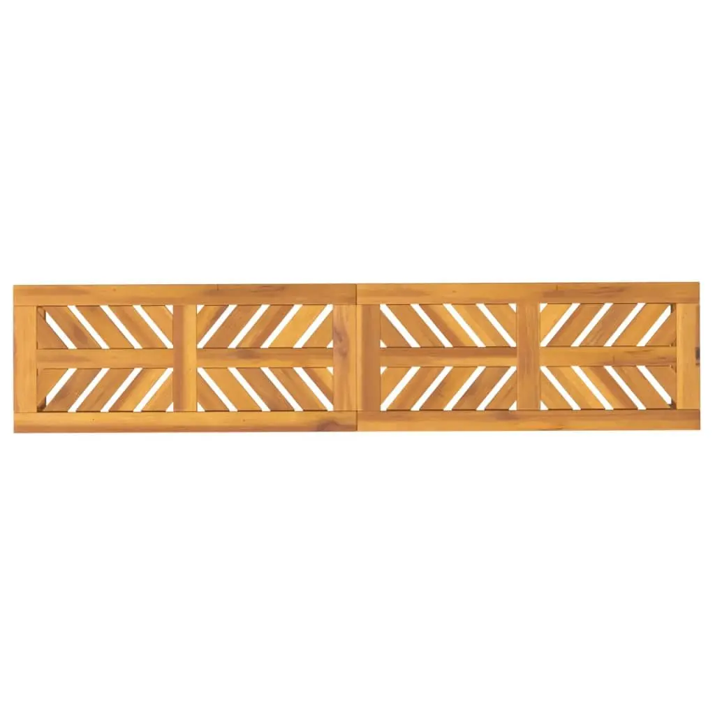 Wooden Garden Bench 150cm Acacia Wood Patio Furniture Brown